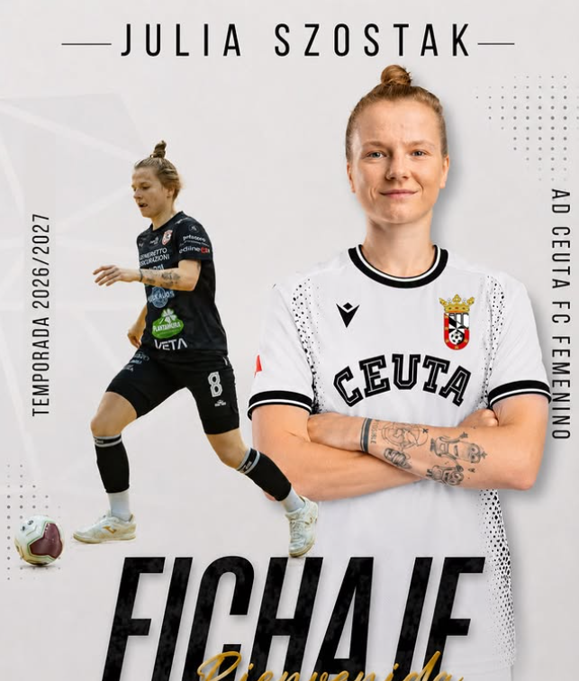 La AD Ceuta Femenino incorpora a Julia Szostak tras cerrar días atrás el fichaje de Jhennif Karonlay
