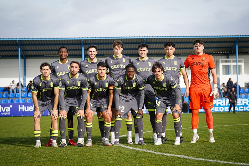 La AD Ceuta FC "B" cae derrotado en Huelva ante el Atlético Onubense (2-0)