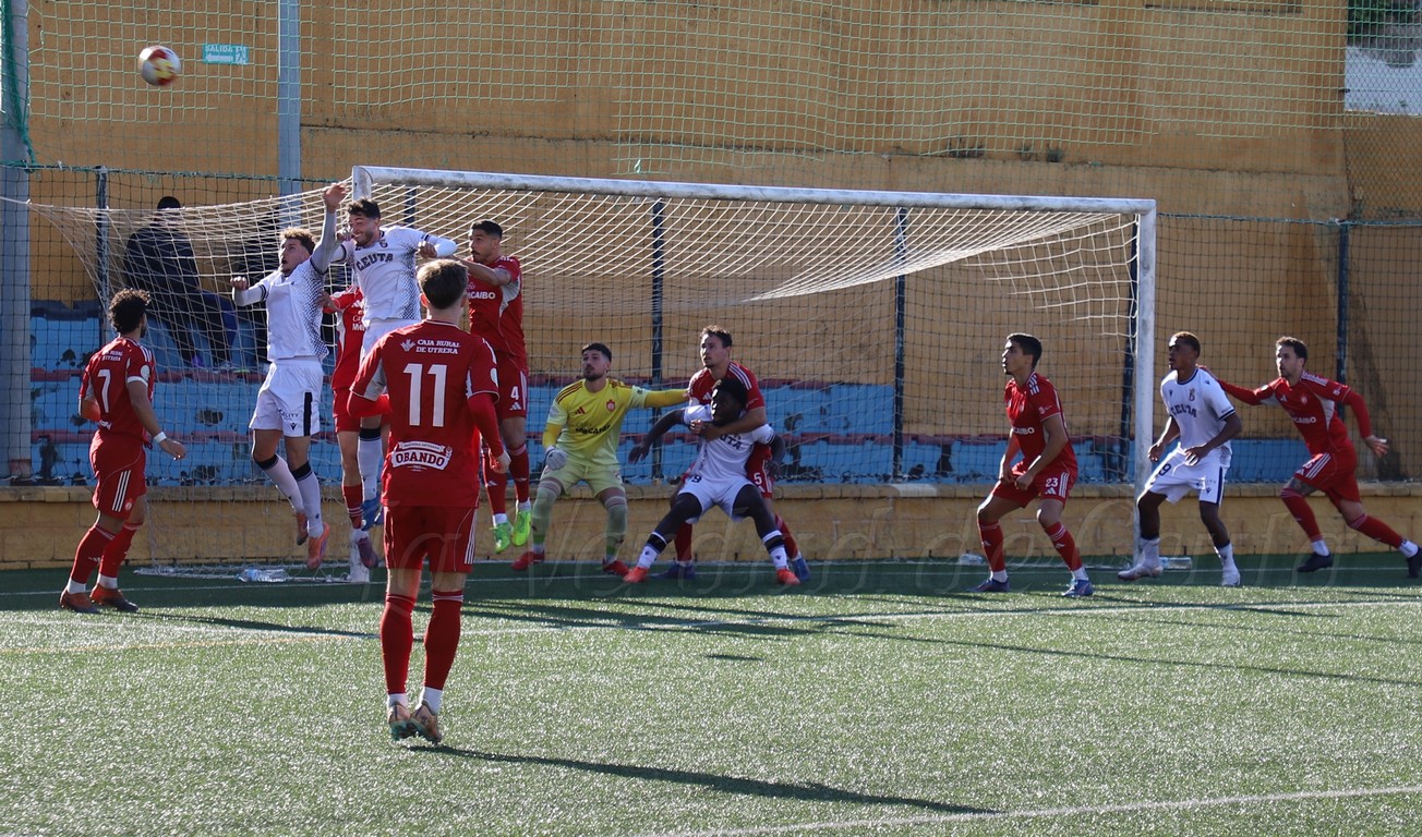 El Ceuta B no pasa del empate ante el CD Utrera (1-1)