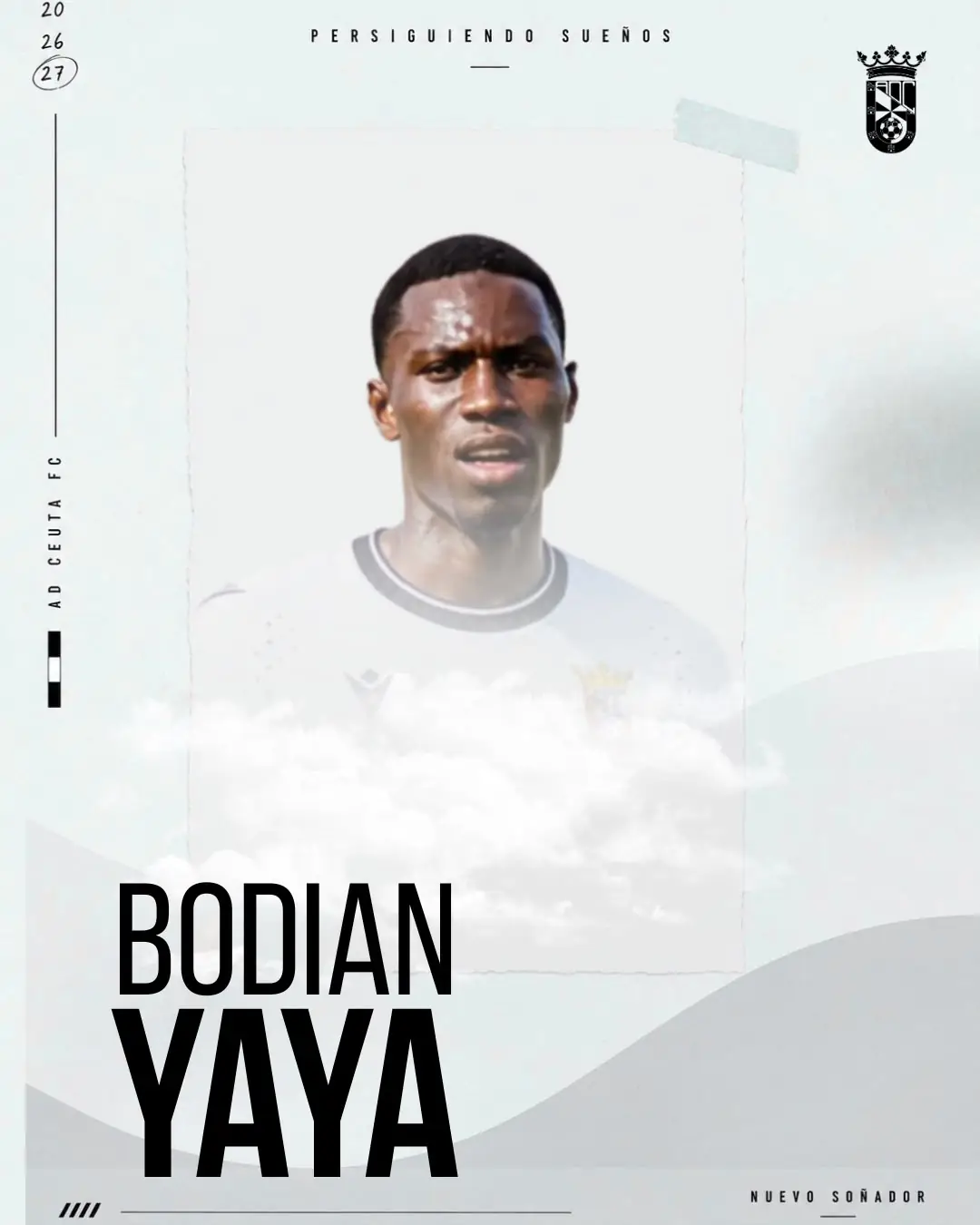 La AD Ceuta B incorpora músculo y equilibrio al centro del campo con el fichaje de Bodian Yaya