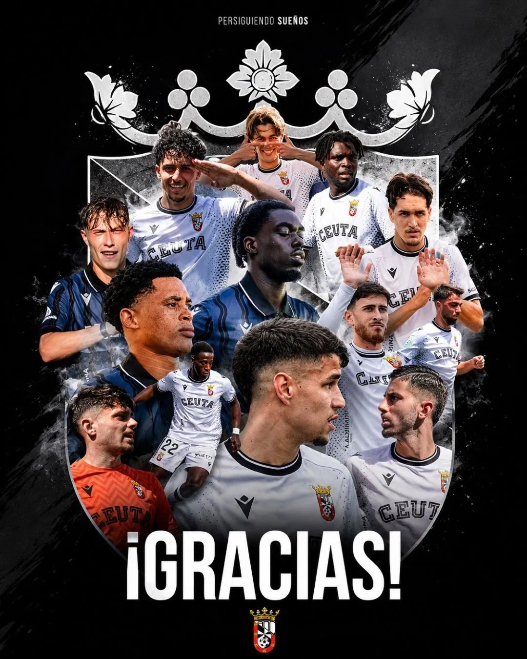 El Ceuta B anuncia la salida de trece jugadores tras una temporada histórica