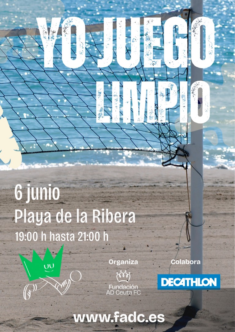 La Fundación AD Ceuta FC une deporte, inclusión y medio ambiente en la actividad “Yo Juego Limpio”