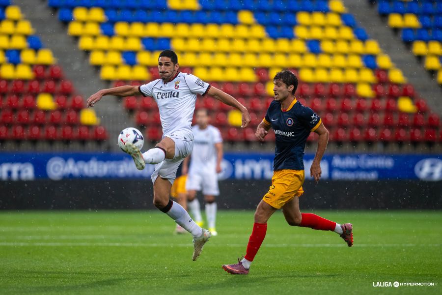 El 1x1 del encuentro entre el FC Andorra y la AD Ceuta FC (5-1)