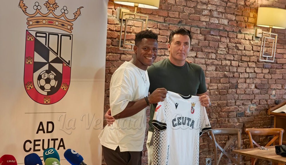 Cedric Teguia regresa a casa: "Me considero un ceutí más y tenía muchas ganas de volver"