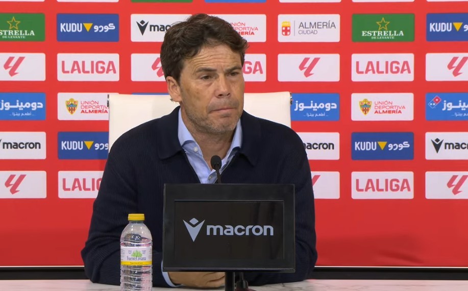 Rubi, entrenador de la UD Almería: “Lo importante era ganar y recuperar sensaciones”