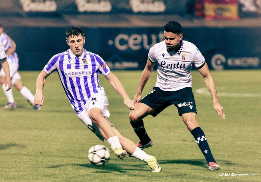 El catalejo: la jornada 35 de Liga Hypermotion: AD Ceuta - Real Sociedad B (0-0)
