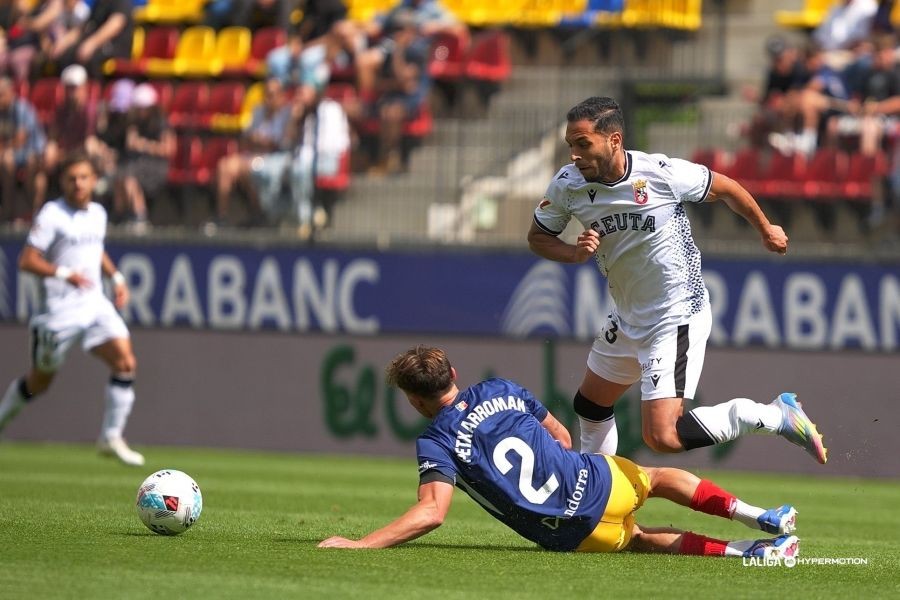 El 1x1 del partido entre el FC Andorra y la AD Ceuta (0-2)