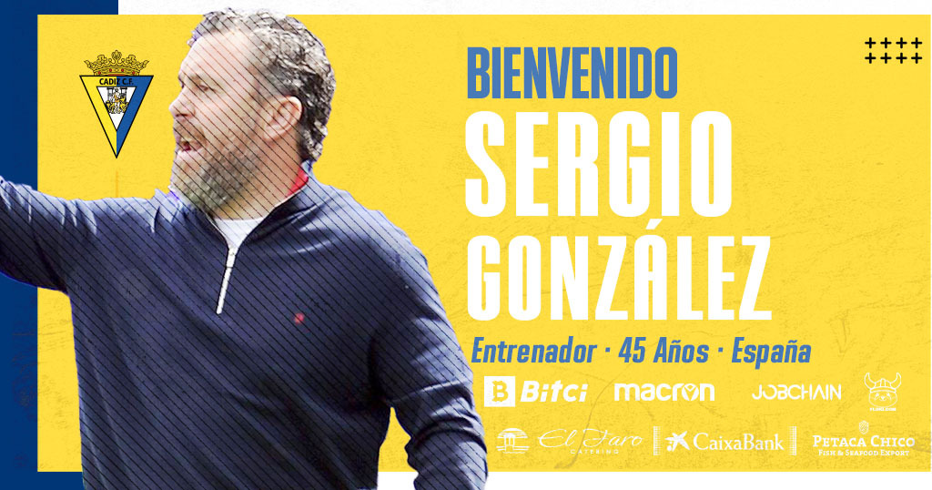 El barcelonés Sergio González, nuevo técnico del Cádiz