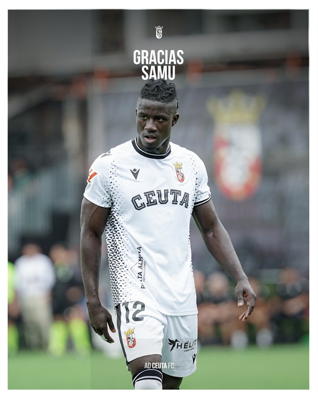 El delantero Samu Obeng se desvincula del Ceuta