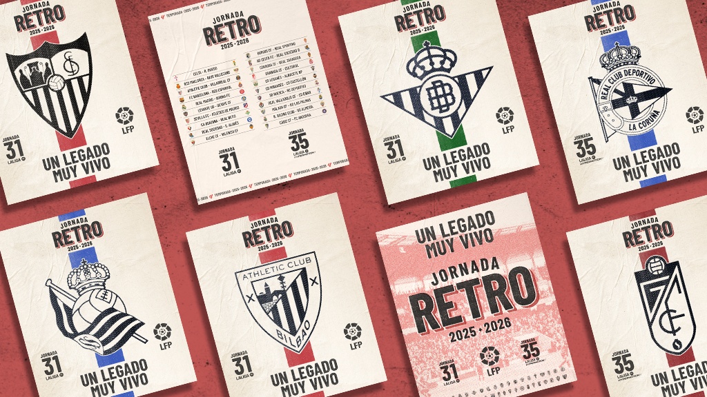 LaLiga lanza por primera vez en su historia una “Jornada Retro”