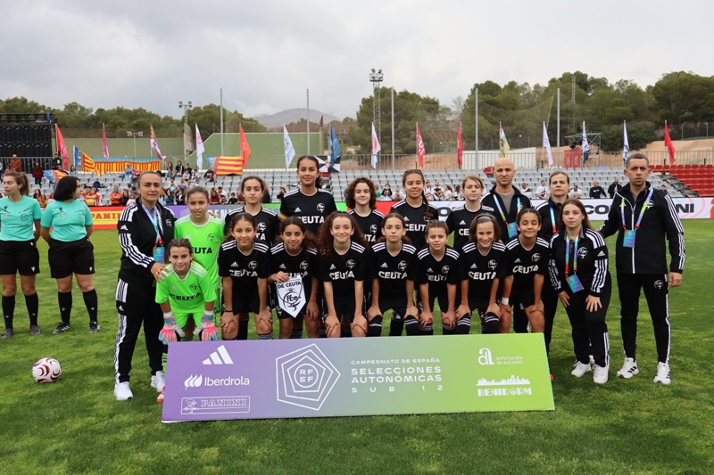 Las selecciones sub-12 de Ceuta inician su participación en el Campeonato de España 