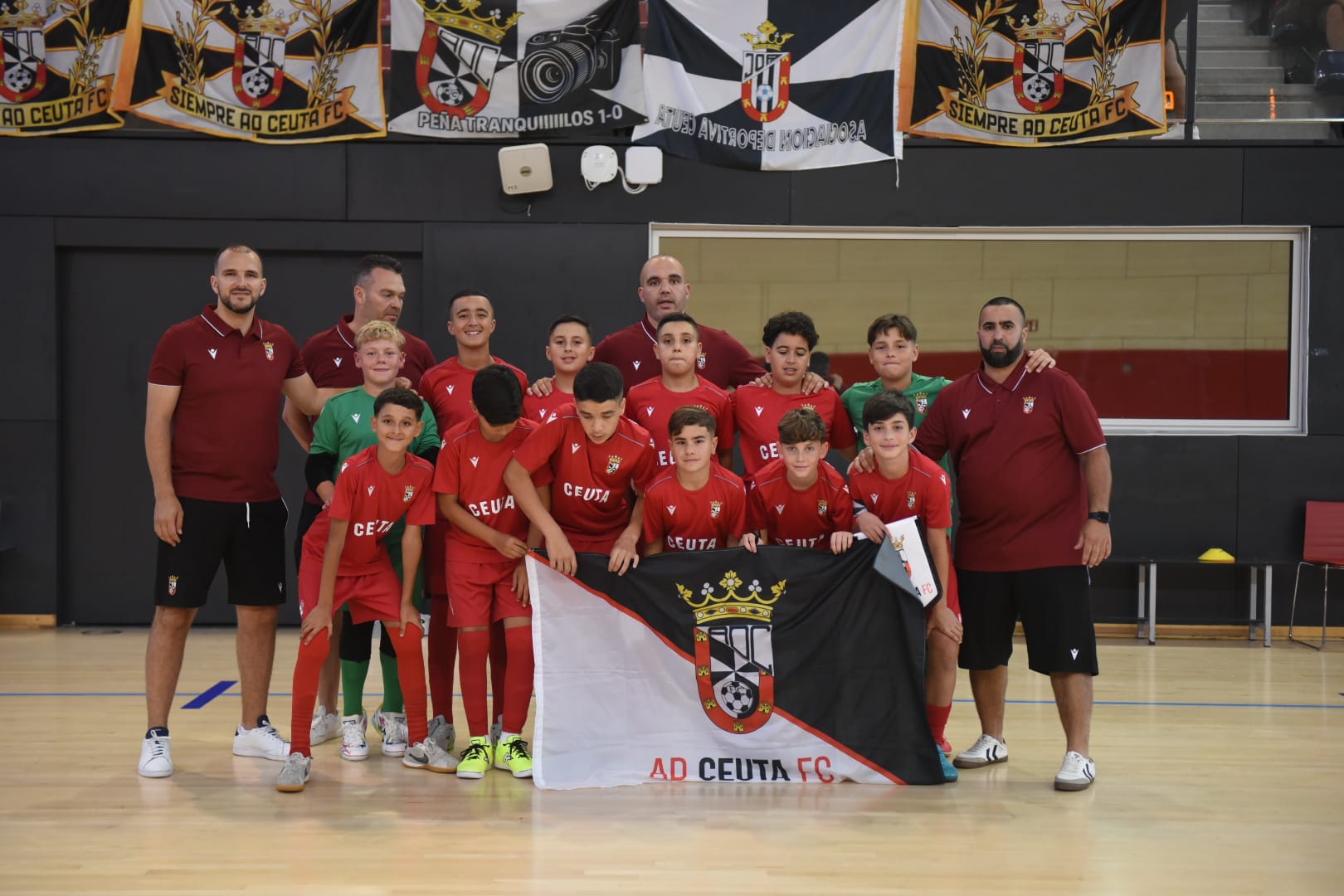 La Ad Ceuta FC Sub-12 masculina firma la primera victoria ceutí en el campeonato de españa de clubes base
