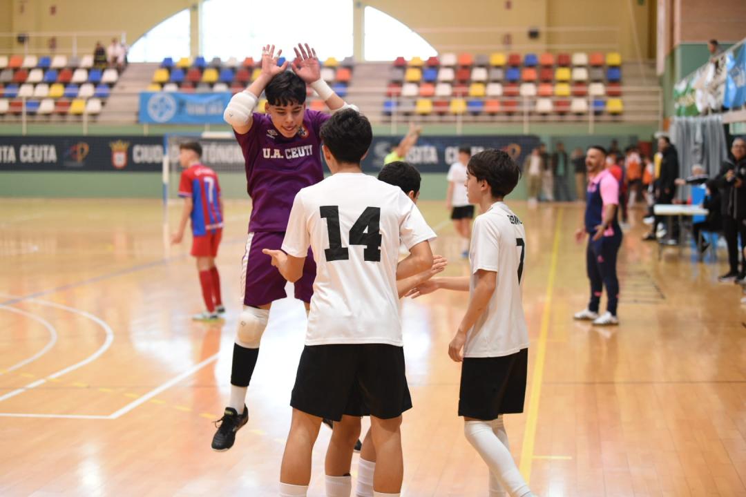 El Deportivo UA Ceutí, campeón de la liga cadete de fútbol-sala masculina