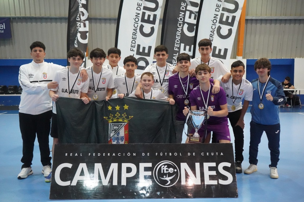 El Deportivo Ceutí recibe el título cadete y representará a Ceuta en el Campeonato de España