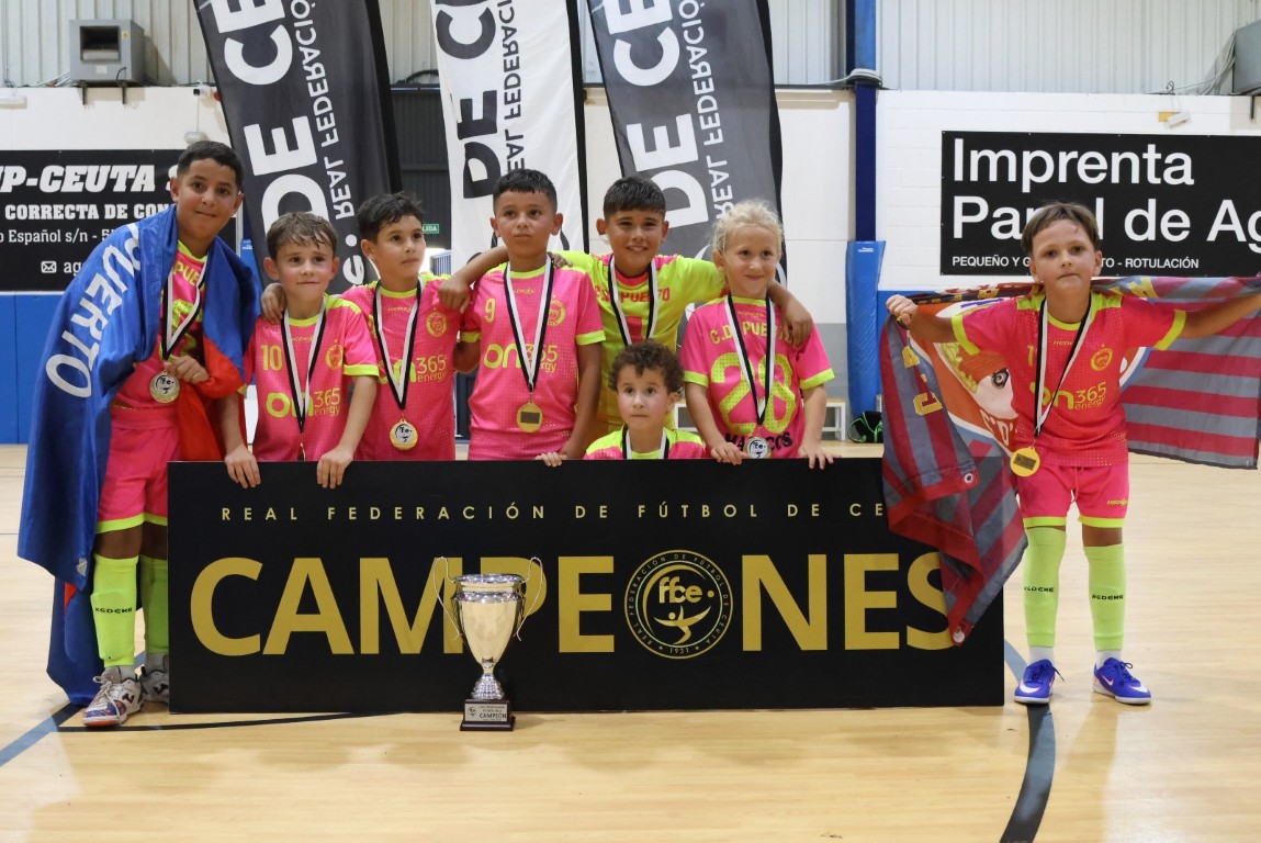 El CD Puerto se proclama campeón prebenjamín de fútbol sala
