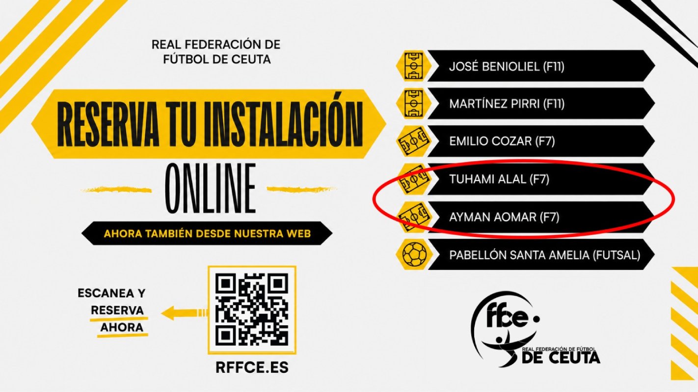 La RFFCE activa una primera prueba del sistema online de reserva de instalaciones 