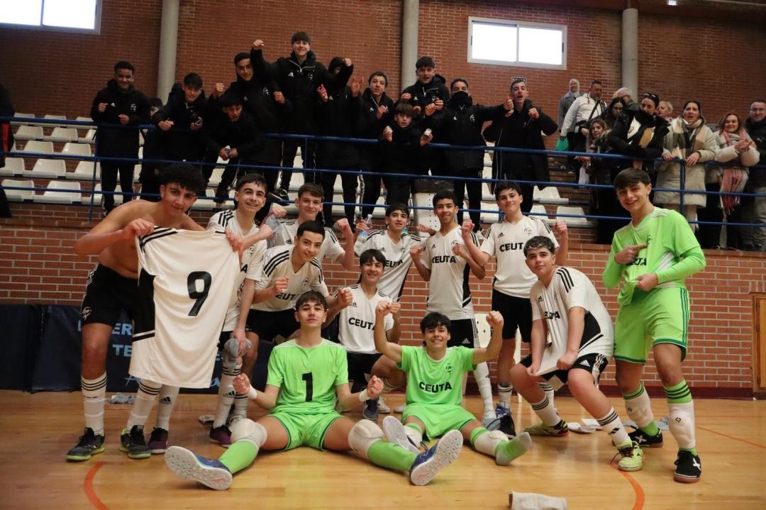 Las selecciones infantil y cadete cierran con una victoria sobre Navarra la primera fase del Campeonato de España de fútbol sala masculino