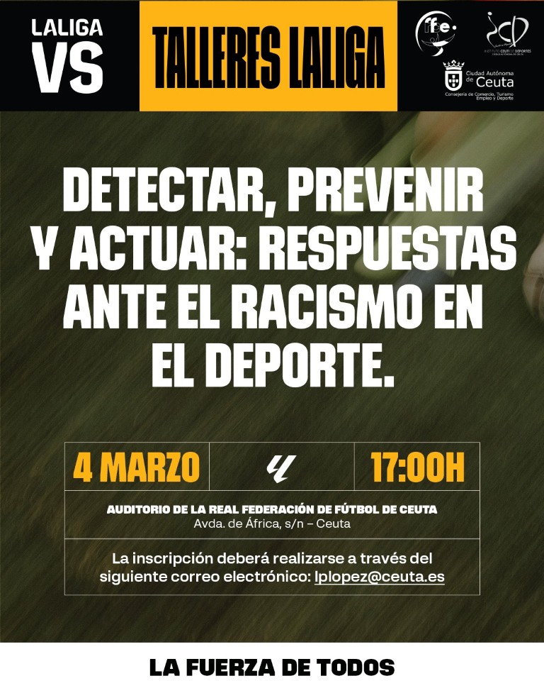 La Ciudad y LaLiga impulsan un taller formativo para prevenir y actuar frente al racismo en el deporte