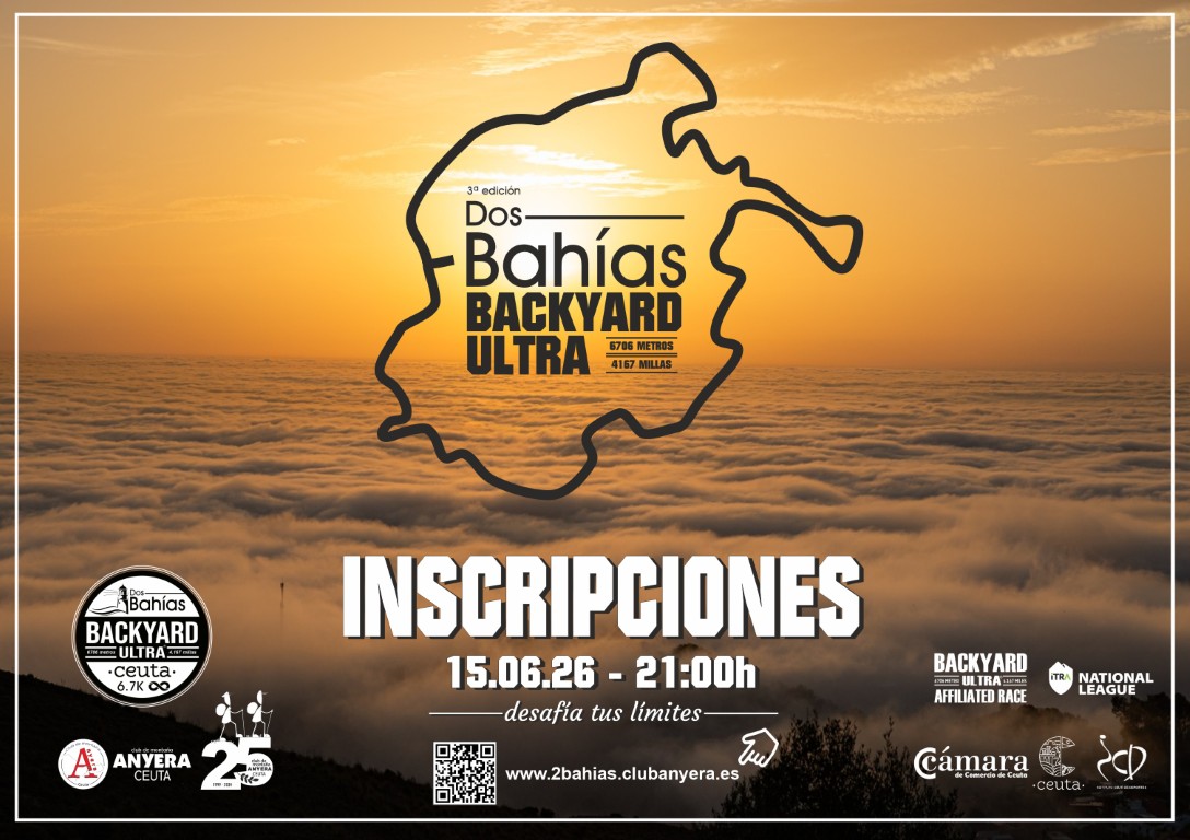 El Club de Montaña Anyera suspende la III Backyard Ultra Dos Bahías por la situación excepcional de Ceuta