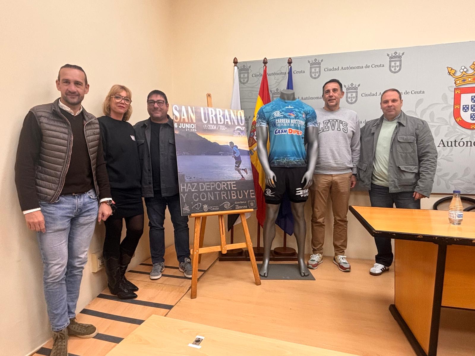 Presentada la novena edición de la Carrera Nocturna Montes de Ceuta, que se celebrará el 6 de junio