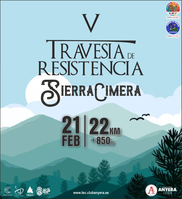 El Club Anyera presenta la V Marcha Senderista "Travesía Sierra Cimera"