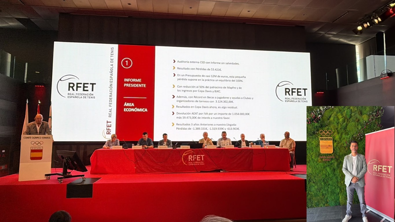 La Federación de Tenis de Ceuta participa en la Asamblea General de la RFET y en el primer Campeonato de España Juvenil de Pickleball