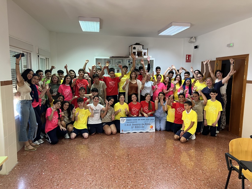 El colegio Beatriz de Silva, ganador de la vigésimo primera edición del concurso "Clase sin humo"