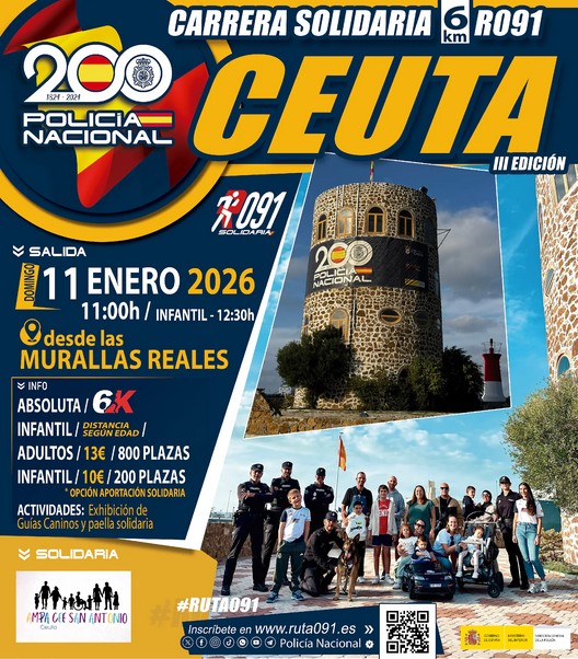 Mañana se realizará la recogida de dorsales de la carrera solidaria Ruta 091