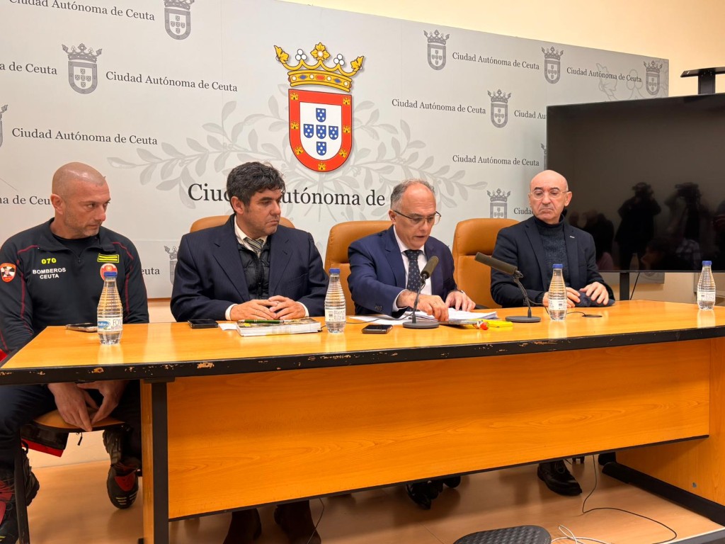 Ceuta supera el temporal Leonardo sin víctimas y con el sistema de emergencias a pleno rendimiento