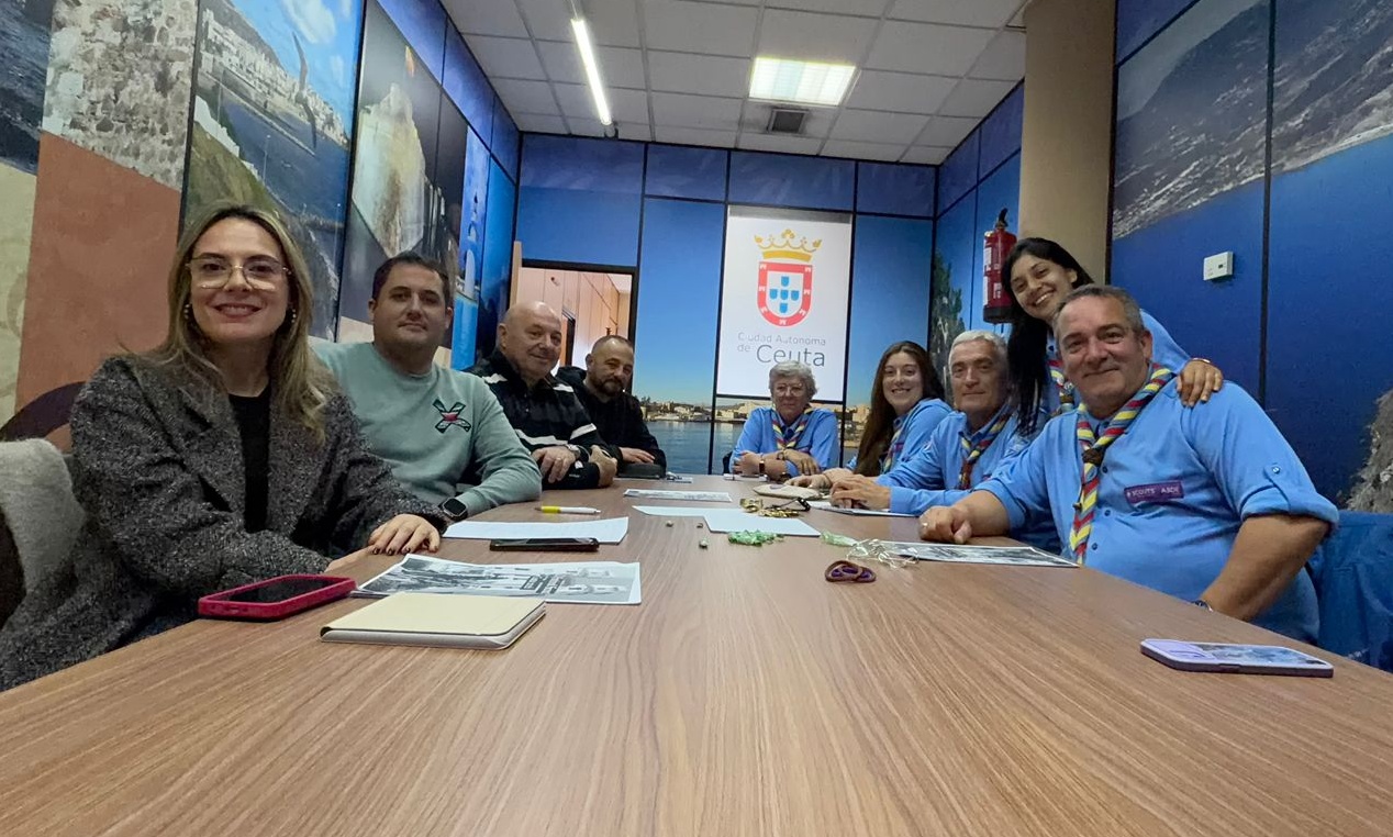 Ramírez y Orozco se reúnen con los responsables de los Scouts en Ceuta