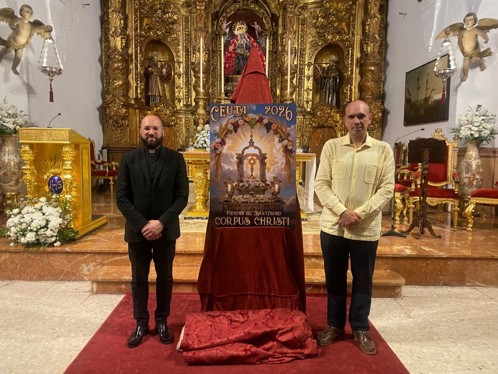 Ceuta presenta el cartel del Corpus Christi y se prepara para la procesión del próximo domingo