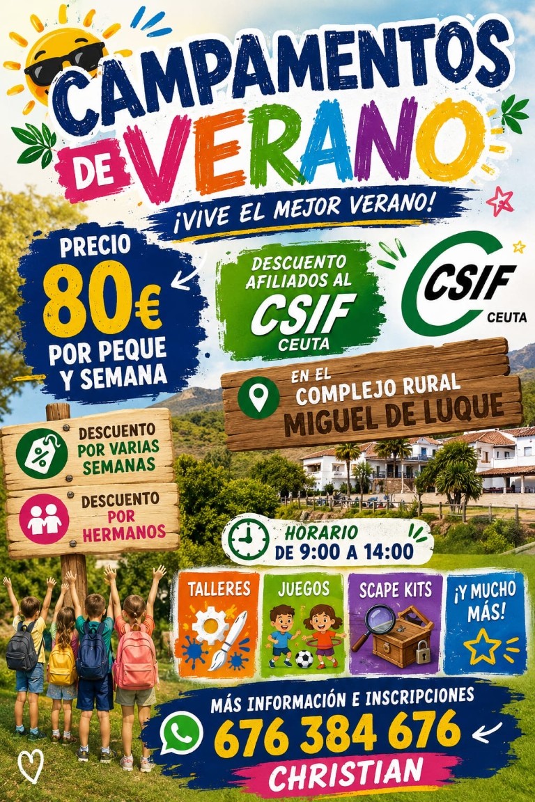 CSIF ofrece descuentos para afiliados en el campamento de verano de la Tribu Gizmo