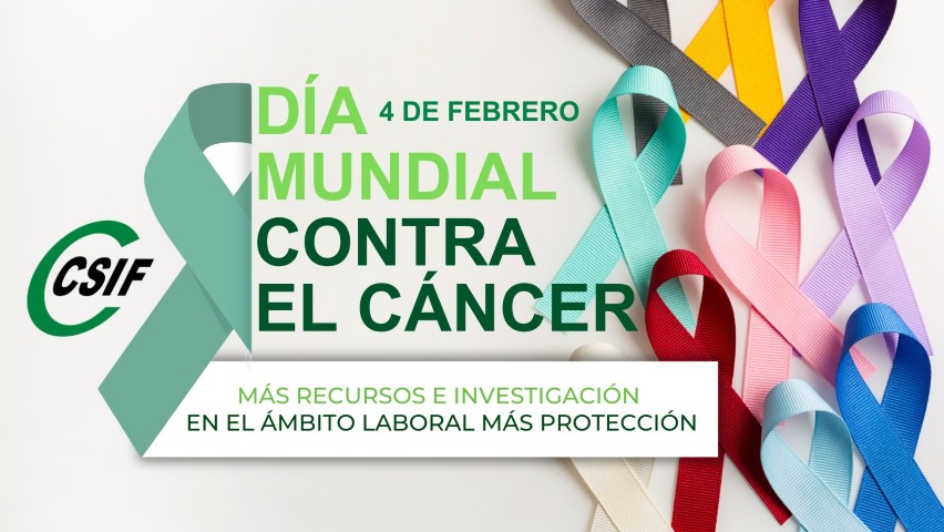 CSIF pide más investigación contra el cáncer, más recursos sanitarios y más protección en el ámbito laboral