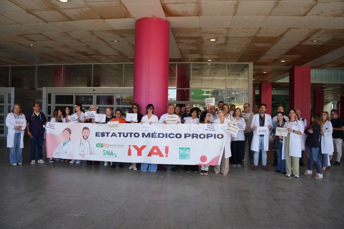Los médicos endurecen su protesta contra INGESA y amenazan con ampliar la huelga en Ceuta
