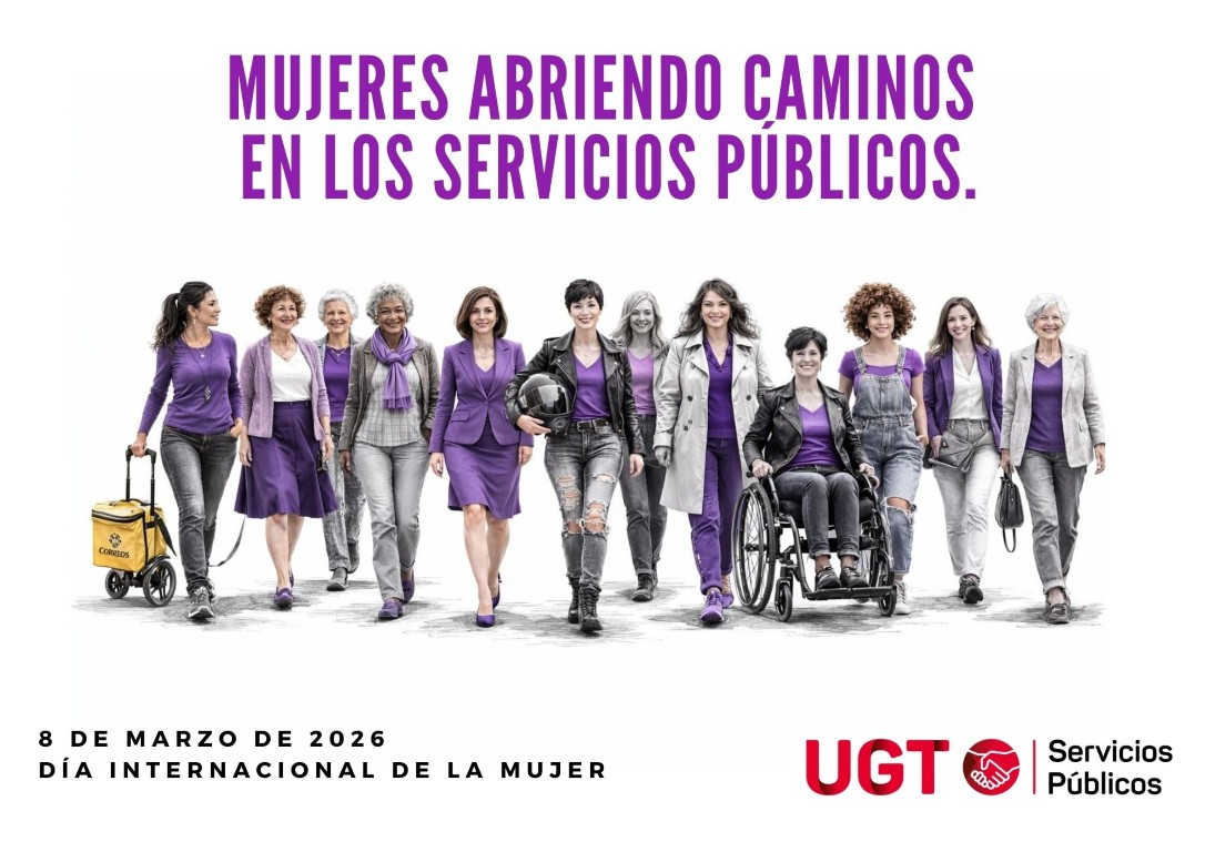 UGT Servicios Públicos reivindica el papel de las mujeres en los servicios públicos de Ceuta con motivo del 8 de marzo