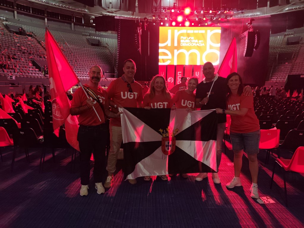 La secretaria general de UGT Ceuta participa en Madrid en una gran movilización sindical