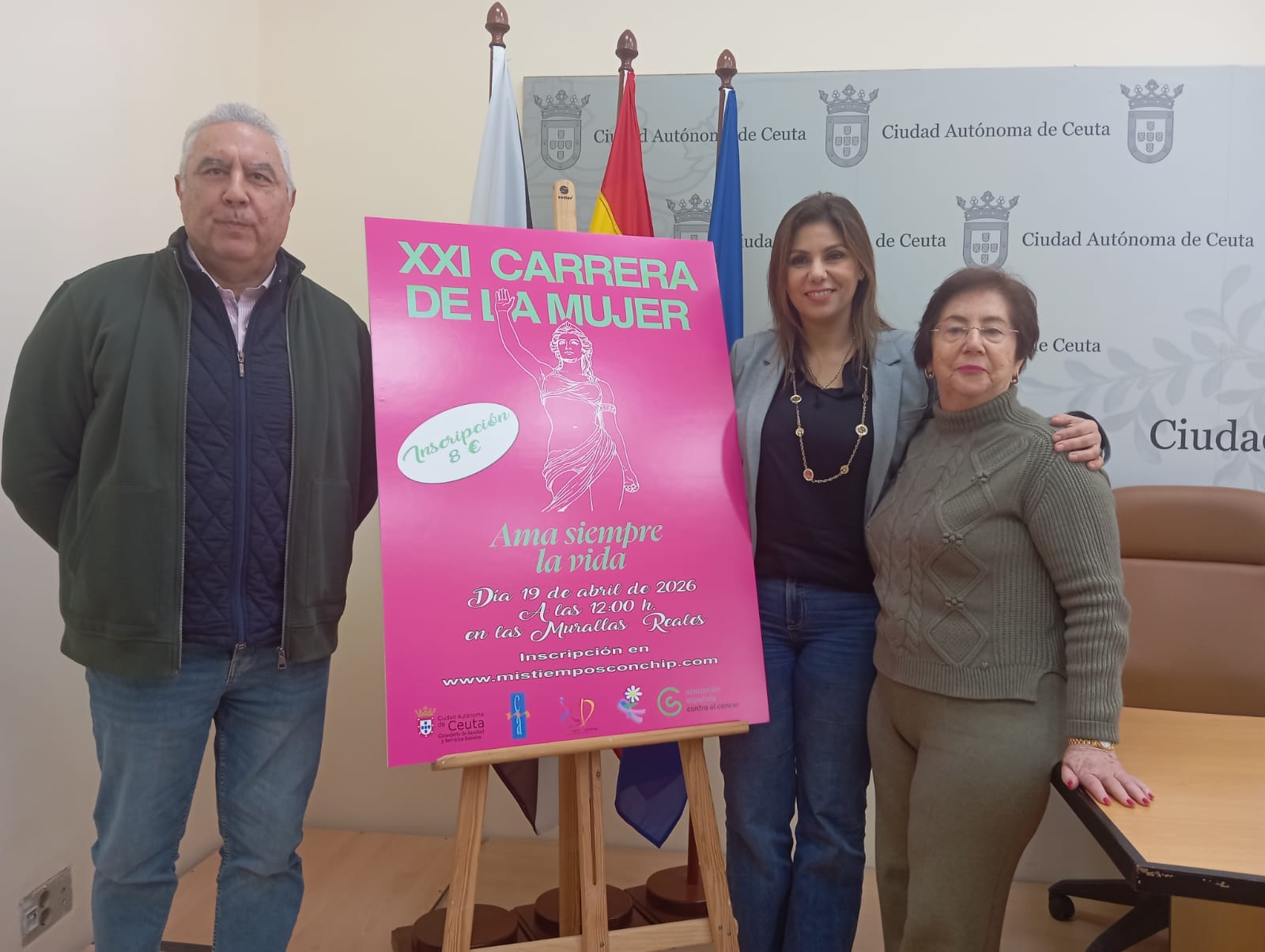 La XXI Carrera de la Mujer se celebrará el 19 de abril con 3.500 dorsales solidarios contra el cáncer