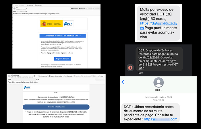 Alertan de nuevos fraudes relacionados con falsas notificaciones de la DGT
