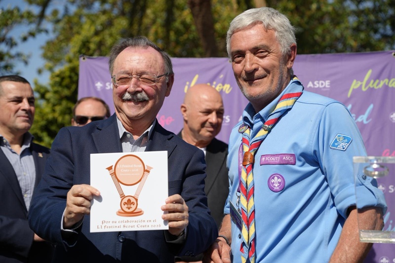Ceuta reúne a 1.400 jóvenes scouts de toda España en un festival marcado por el ambiente y la convivencia