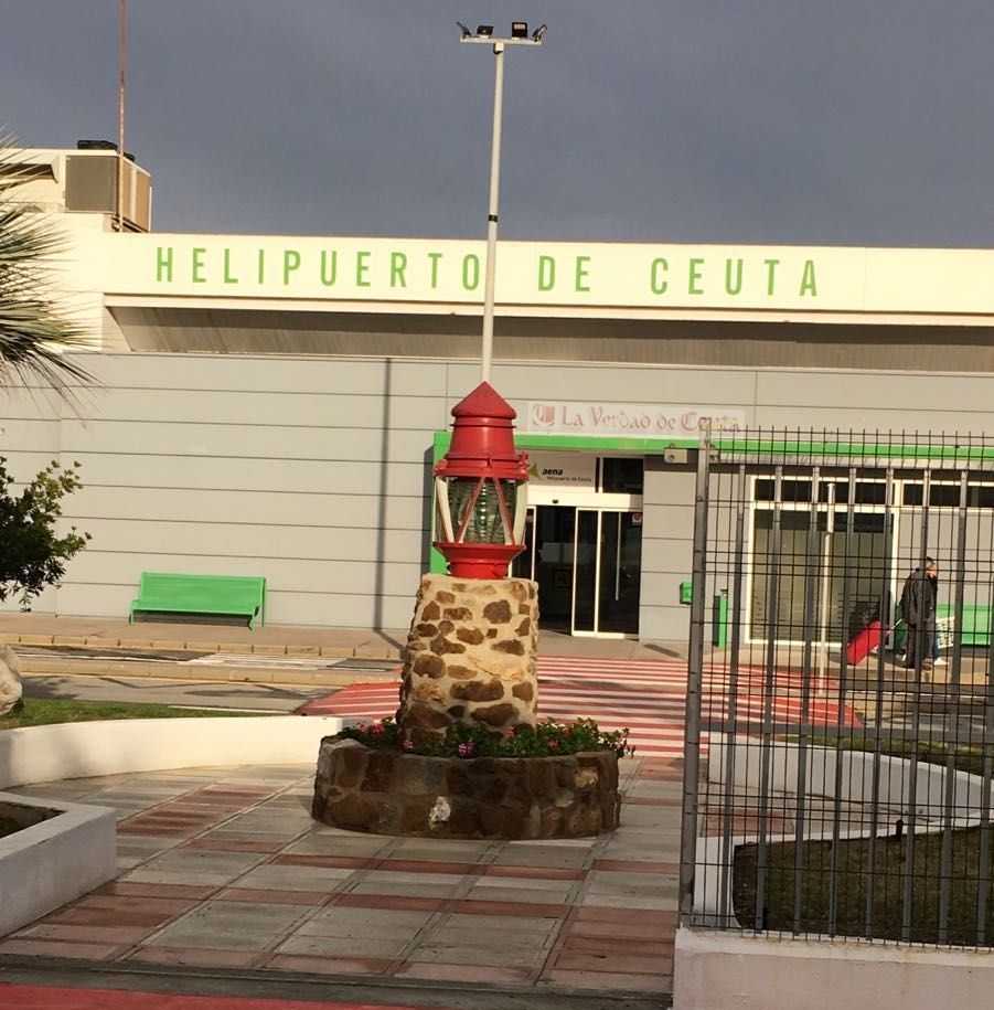 El helipuerto de Ceuta registró en abril casi 5.000 pasajeros