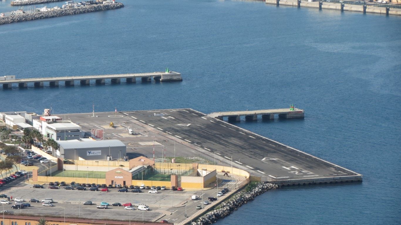 Más de 7.100 pasajeros se trasladaron en casi 600 vuelos en mayo en el Helipuerto de Ceuta