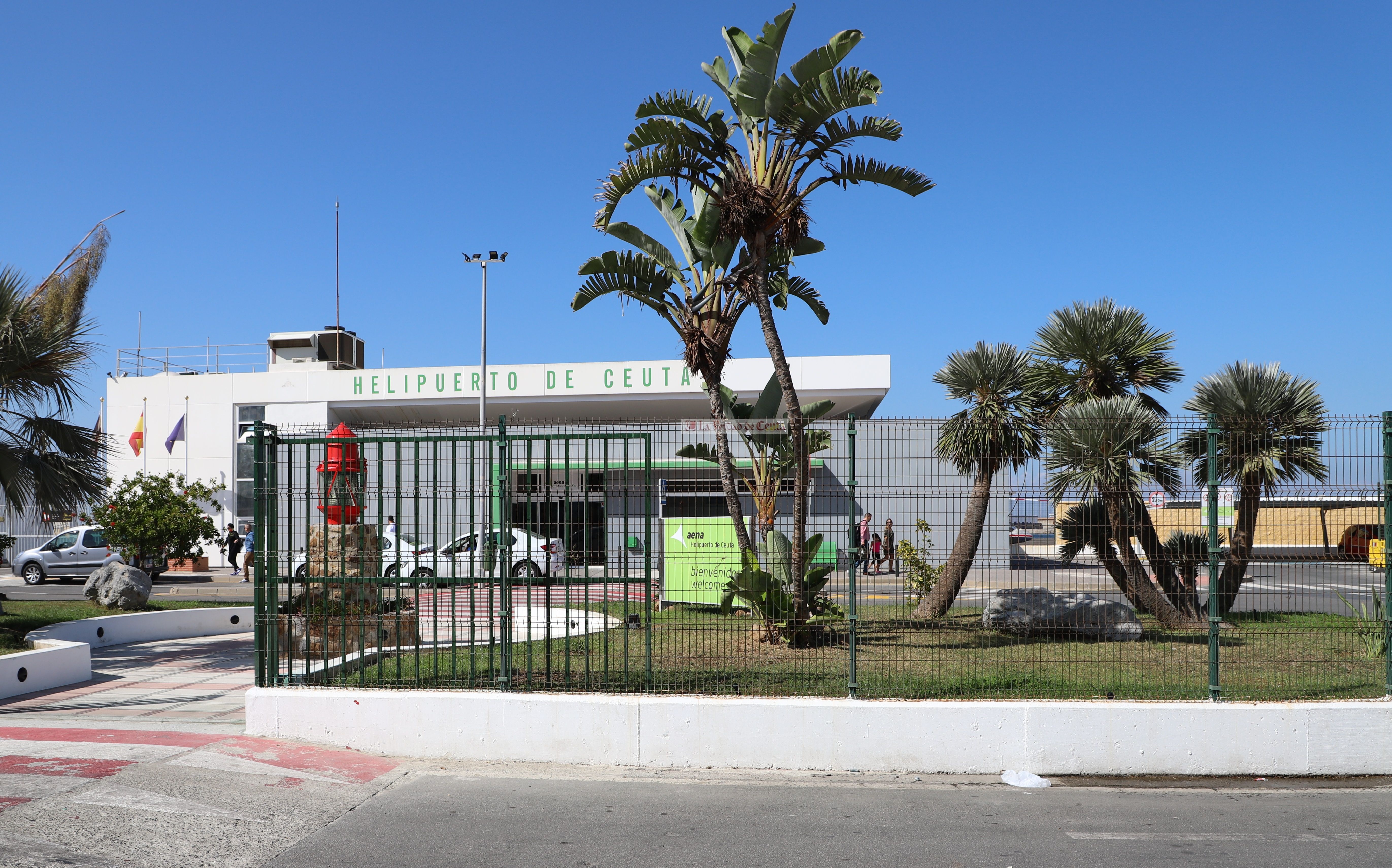El helipuerto de Ceuta registró en febrero cerca de 6.000 pasajeros