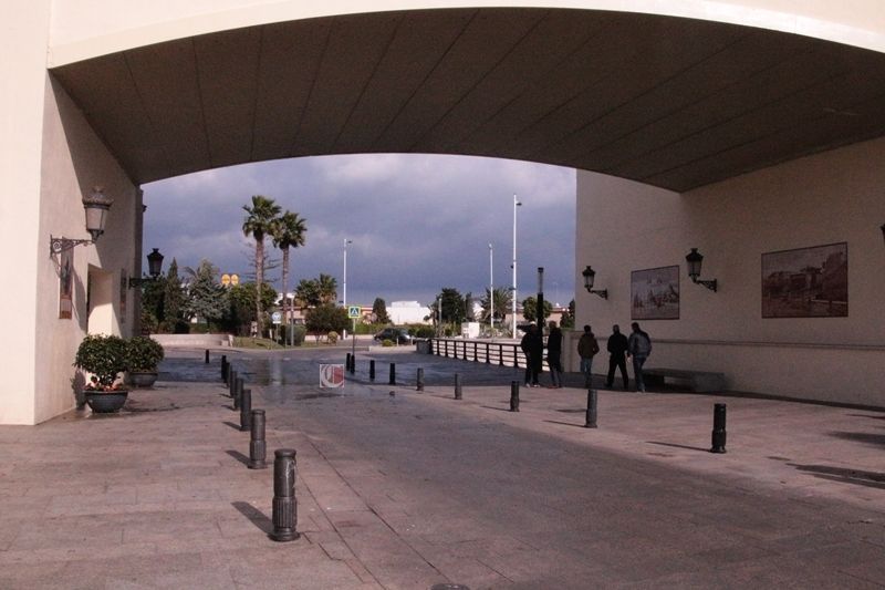 La Ciudad repara la hornacina del Cristo de los Afligidos que fue vandalizada ayer